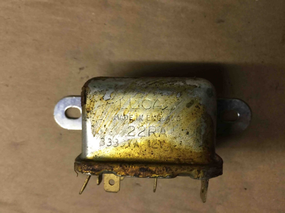 Lucas 22RA STARTER RELAY 33397A 12V Jaguar XKE Series 3 Triumph