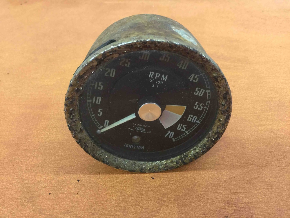 MGA MGB Original Jaeger Tachometer Gauge RN 2300 01 MG For Sale