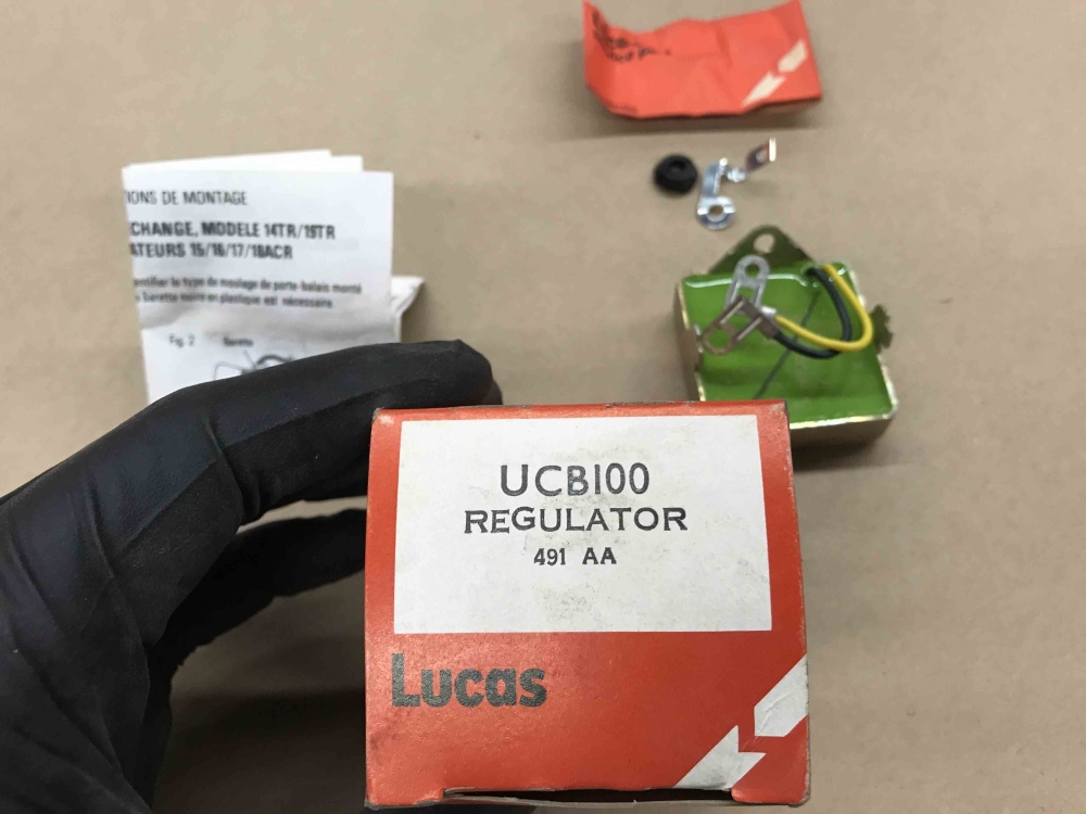 LUCAS Alternator Regulator UCB100 37647S Jaguar XJ XJ6 XJ12 XJS MG