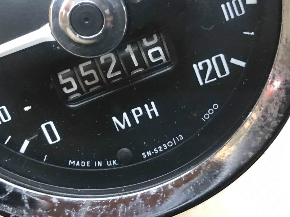 MG MGB SMITHS Speedometer Speedo MPH Gauge SN 5230 13 Instrument For