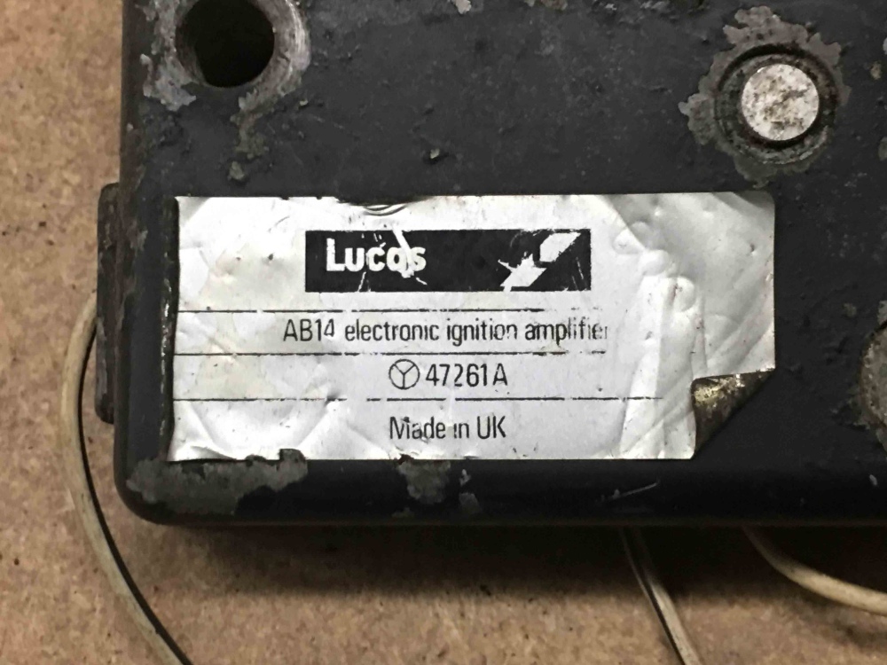Jaguar LUCAS AB14 Electronic Ignition Amplifier 47261 A For Sale, Seattle WA