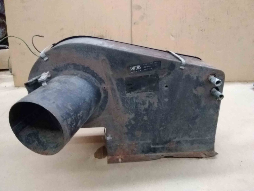 MG MGB Midget Smiths Heater Box with Fan Motor / Blower Assembly FHR ...