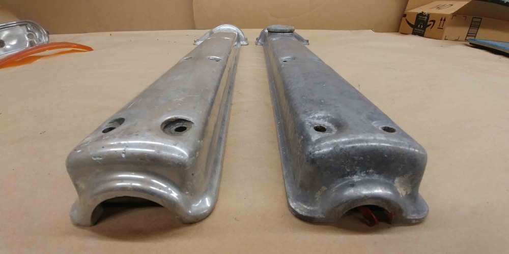 JAGUAR XKE 4.2 E TYPE CAM COVERS VALVE COVERS 14987 AND C25469C NO CRACKS For Sale, Seattle WA