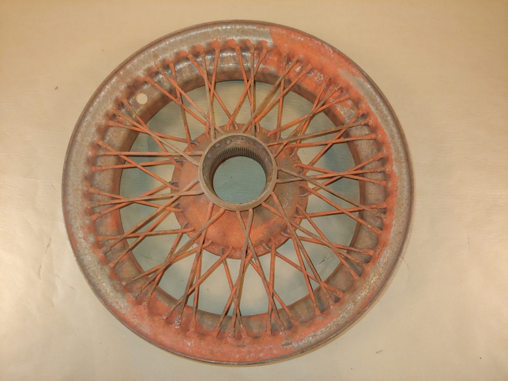 Jaguar XK120 XK140 XK150 Original 16 inch Wire Wheel DRC 16x5 X456 OEM ...