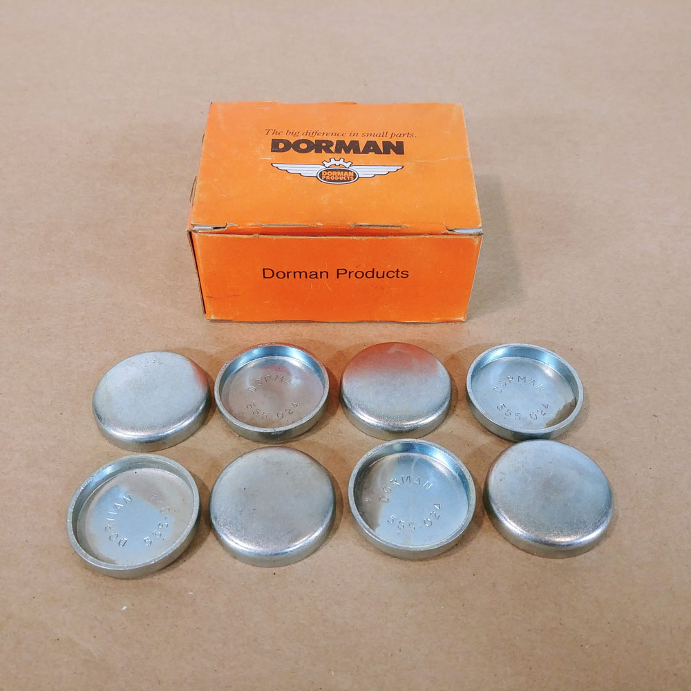 Engine Expansion Plugs 1 1/4 inch Dorman 555024 Set of 8 NOS For