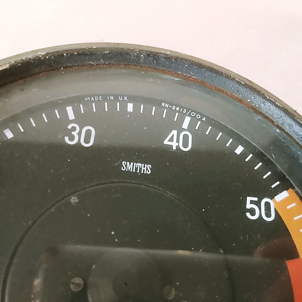 Triumph TR6 TR250 19671972 Original Tachometer RPM Gauge Smiths RN2413/00A OEM For Sale
