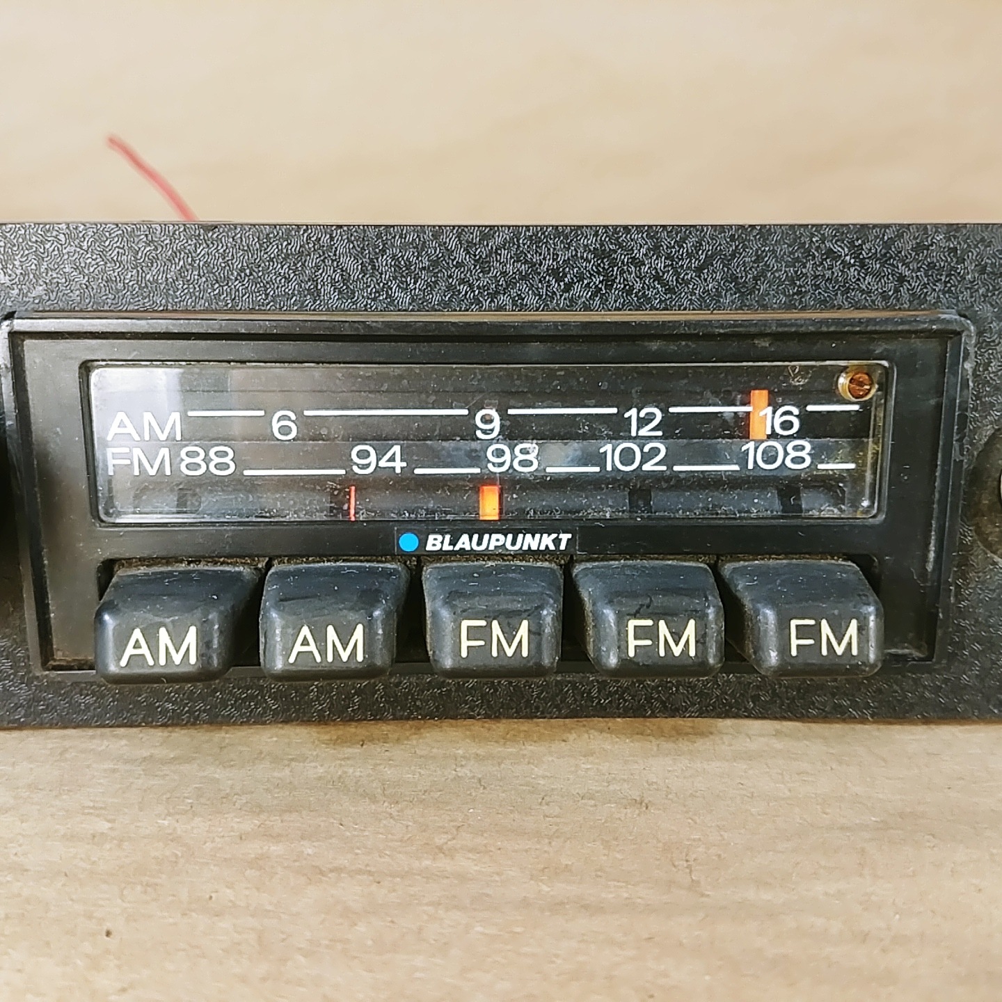 空冷ワーゲン BLAUPUNKT VINTAGE AM/FMラジオ 空冷ワーゲン BLAUPUNKT VINTAGE AM/FMラジオ - メルカリ