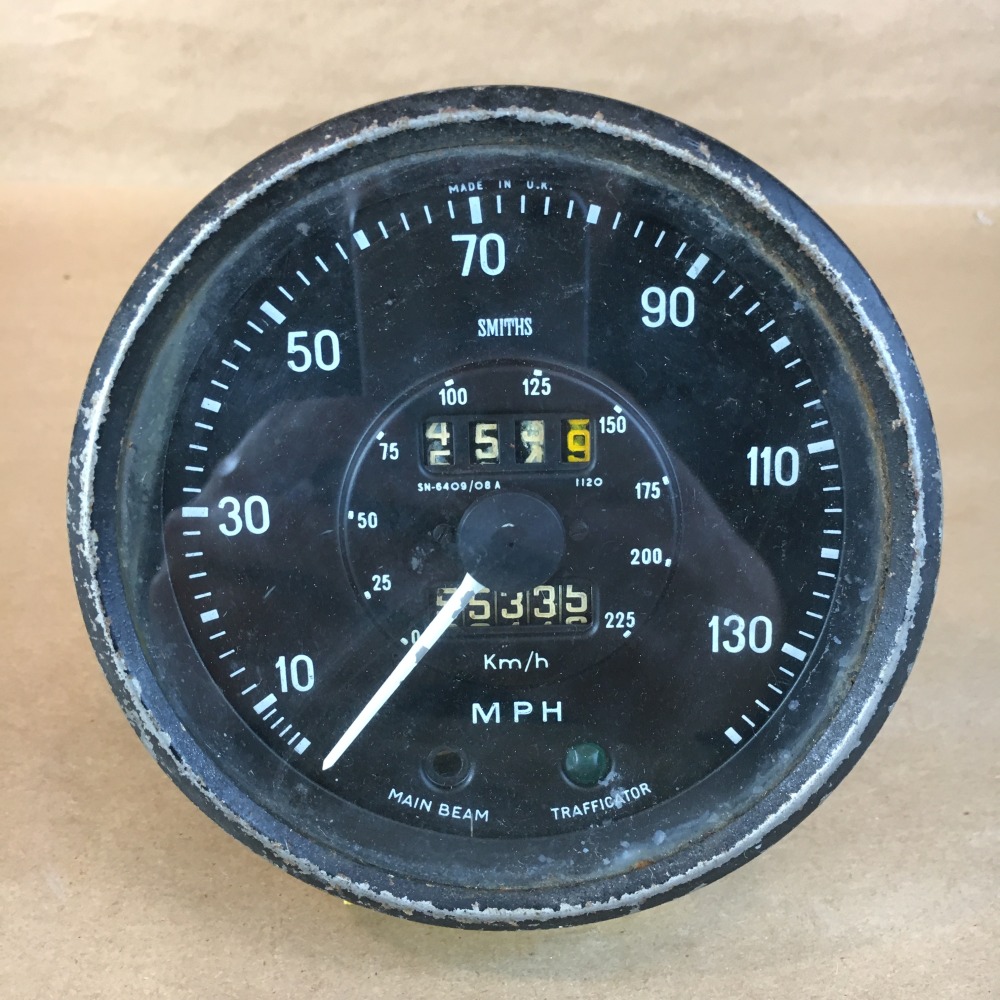 OEM 19671972 Triumph TR250 TR6 Speedometer Gauge Smiths SN6409/08A