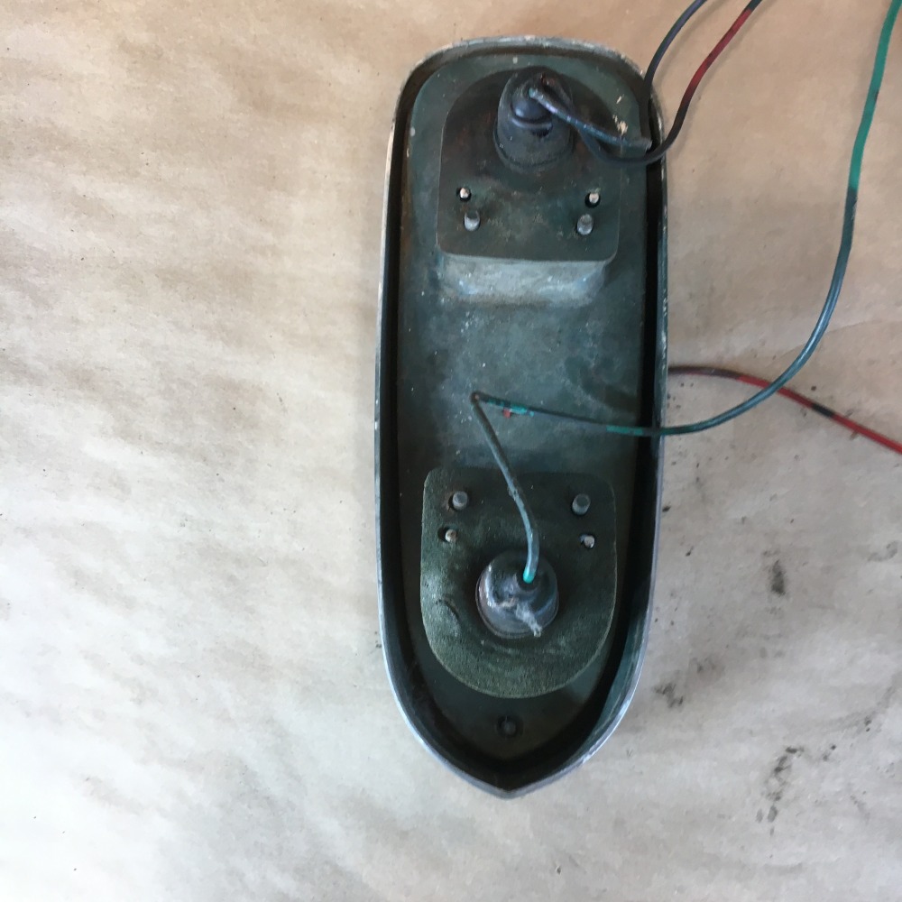 Tr4a Rear Light OEM TRIUMPH TR4 TR4A TR250 Tail Chrome Tail Light BS2515 Lucas L699 ...