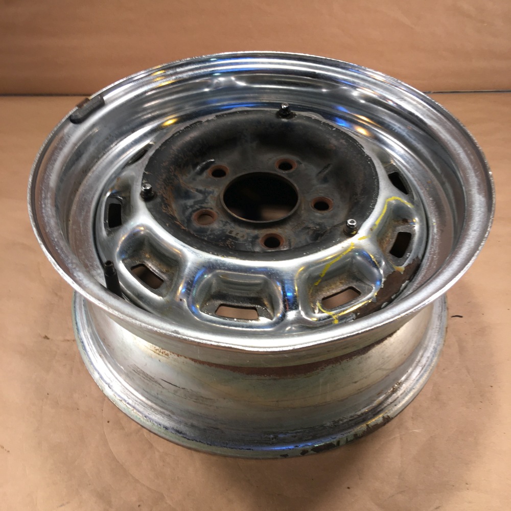 Jaguar XJ6 Original 15x6 Chrome Steel Road Wheel 6JKx15 OEM For Sale