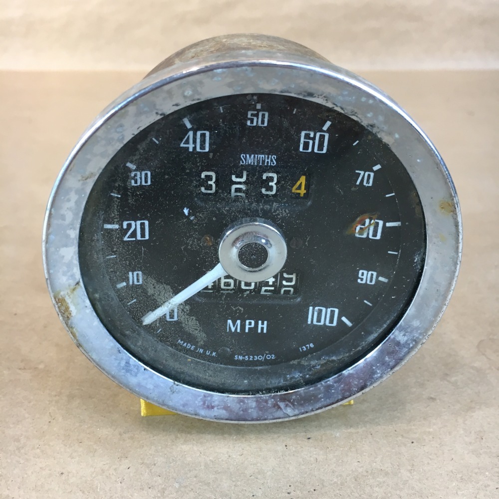 Mg Midget 1969 71 Original Speedometer Gauge 100mph Smitths Sn5230 02 Oem Ebay