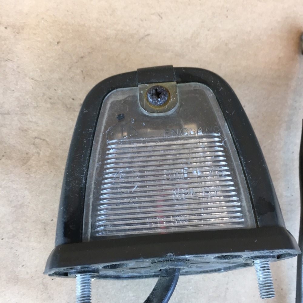 OEM Vintage License Plate Light Lamp Assembly CEP NPL87 Original Part