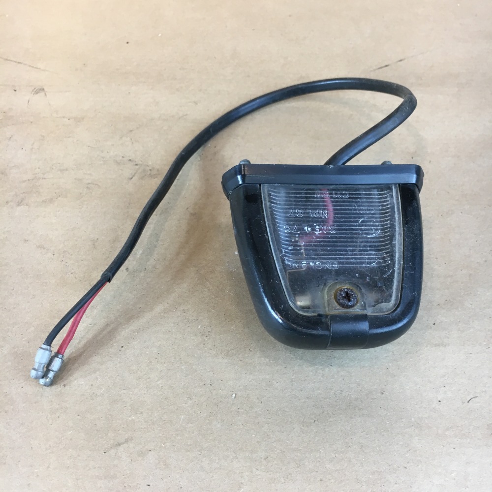 OEM Vintage License Plate Light Lamp Assembly CEP NPL87 Original Part