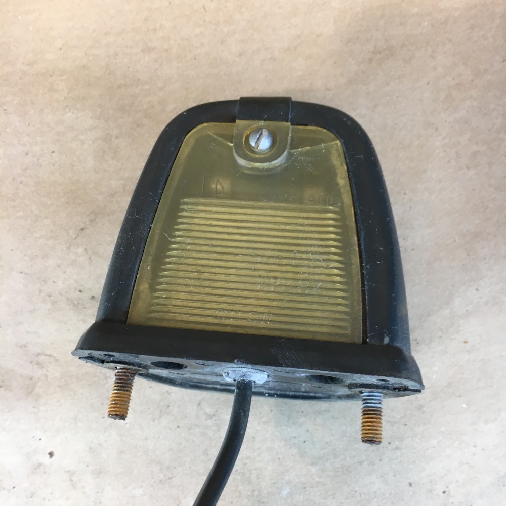 OEM Vintage License Plate Light Lamp Assembly CEP NPL87 Original Part
