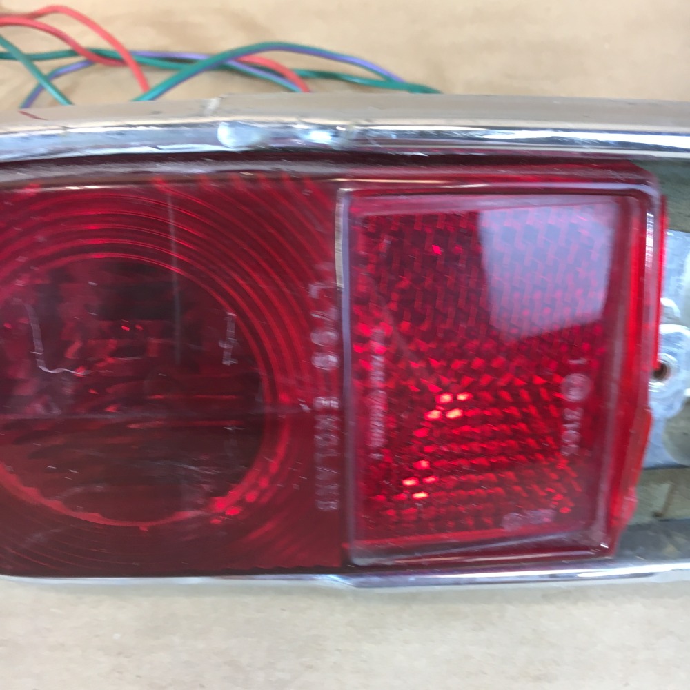 Tr4a Rear Light OEM TRIUMPH TR4 TR4A TR250 Tail Chrome Tail Light BS2515 Lucas L699 ...