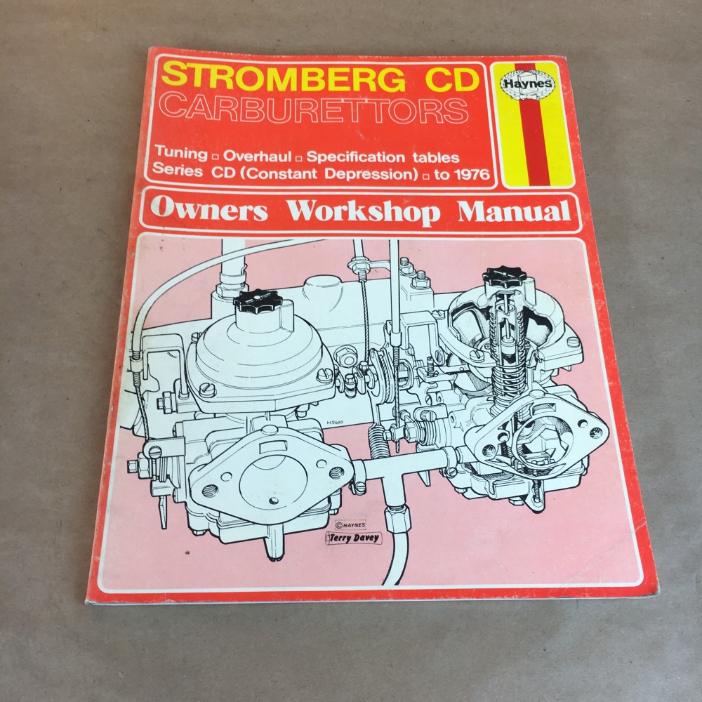 Vintage Haynes Stromberg CD Carburettors Owners Manual Thru