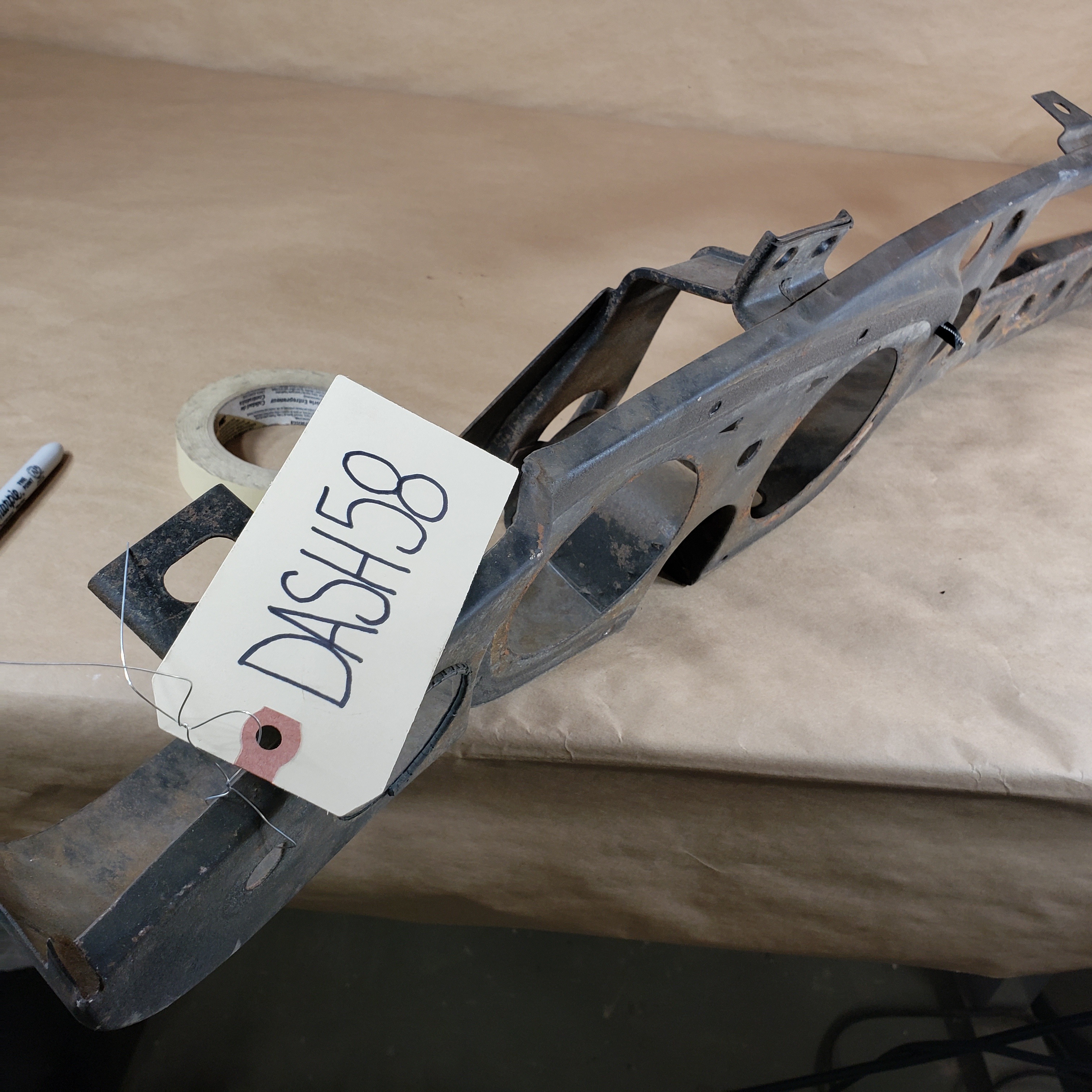 MG MGB Early 19621967 Original Dash Dashboard Metal RARE OEM For