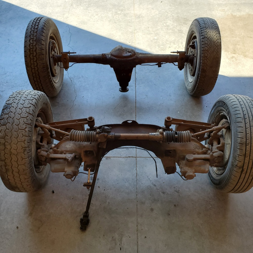 MG MGB Wire Wheel Front and Rear Suspension Shocks Steering Rack ...