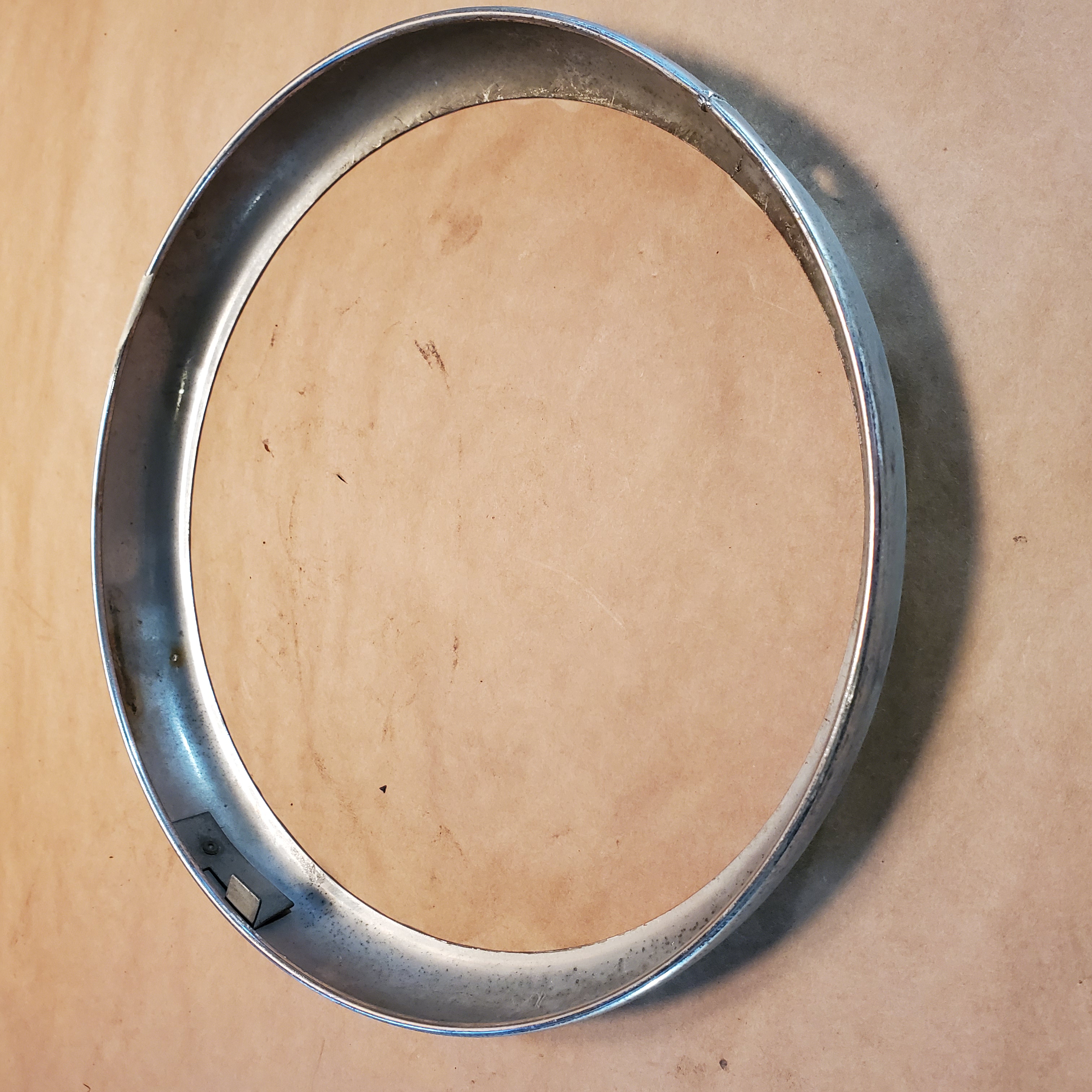 MG MGB MGC XKE EType Original Headlight Trim Chrome Ring Bezel OEM