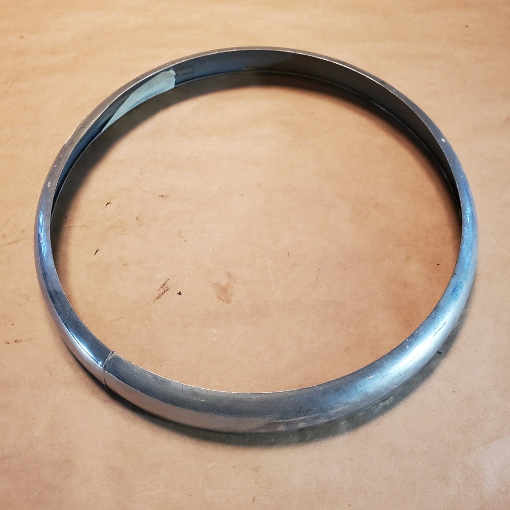 MG MGB MGC XKE EType Original Headlight Trim Chrome Ring Bezel OEM