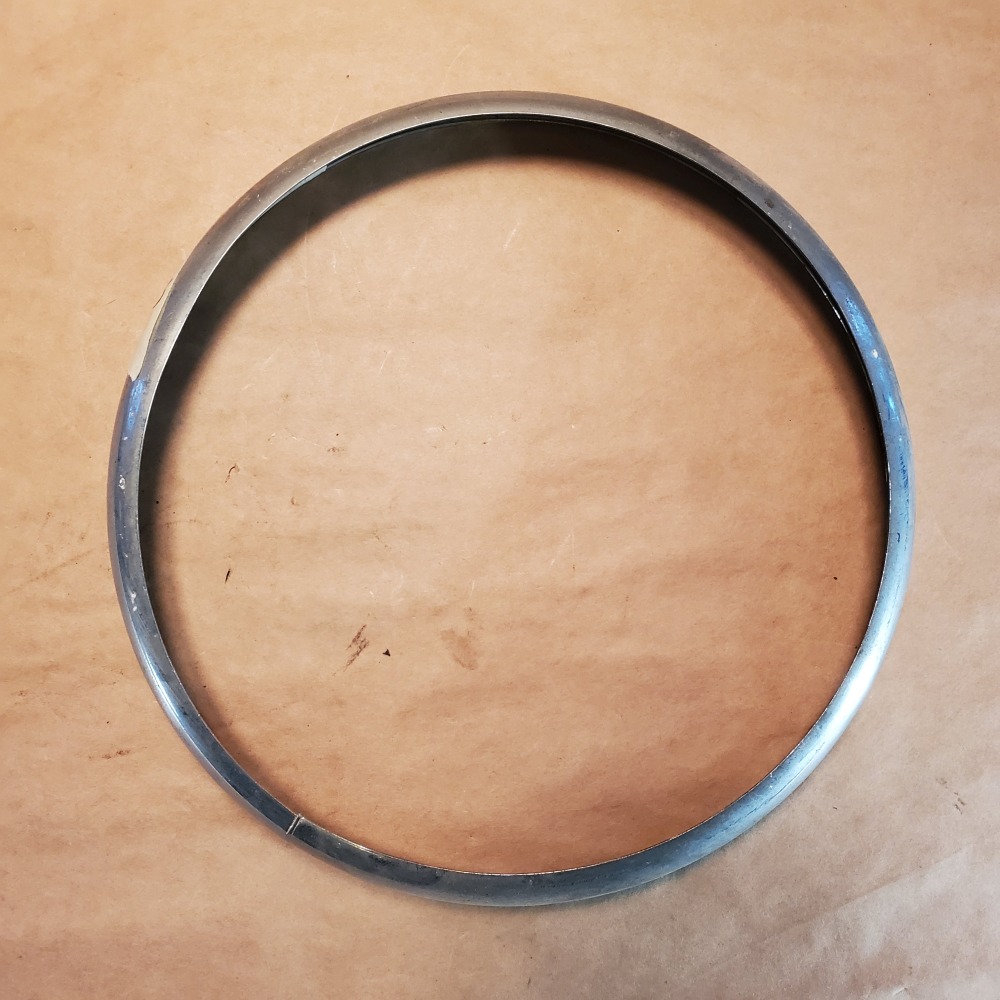 MG MGB MGC XKE EType Original Headlight Trim Chrome Ring Bezel OEM