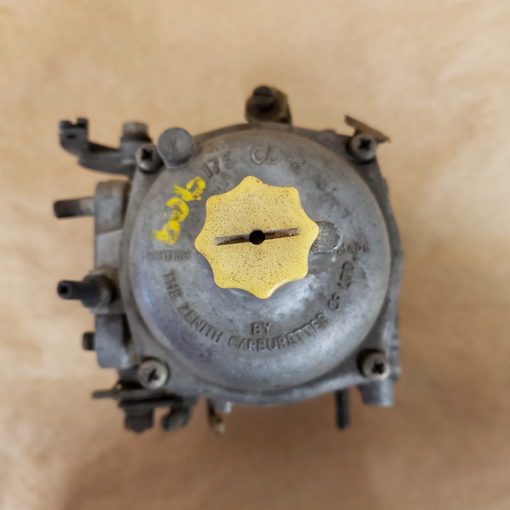 MG MGB 197580 Original Carburetor 3766 Zenith Stromberg Carb 175 CD2