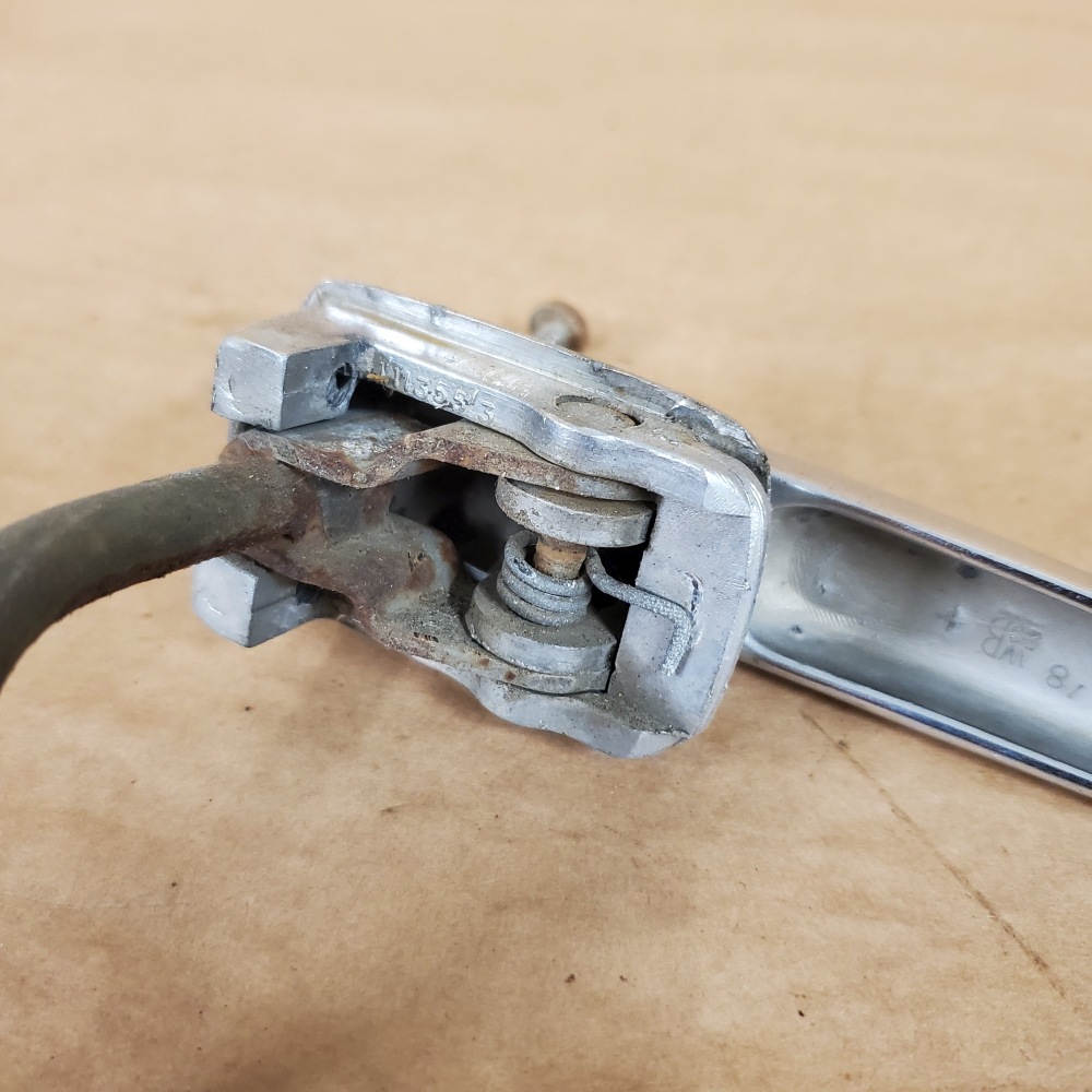 OEM MG MGB Pull Handle Drivers LH Chrome Door Handle Original For