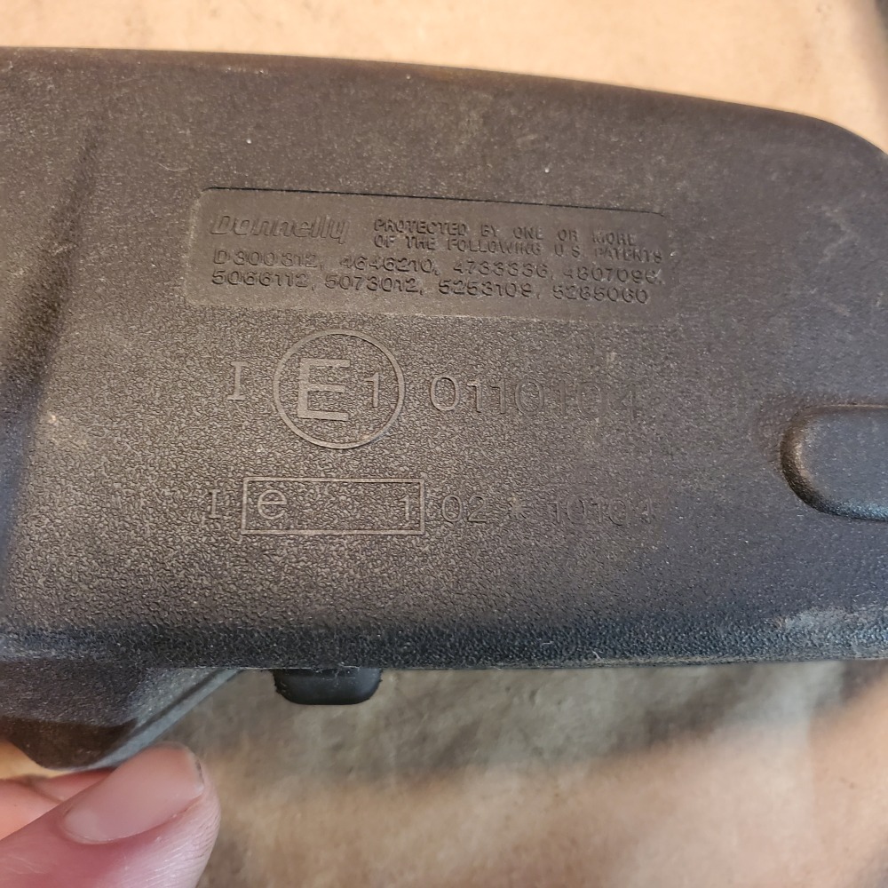 OEM 1993 Cadillac Allante Interior Rear View Mirror Donnelly e1 0110104