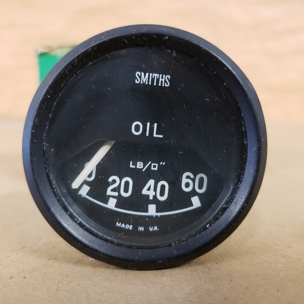 Jaguar XKE EType S1 196162 Original Oil Pressure Gauge Smiths PE2300