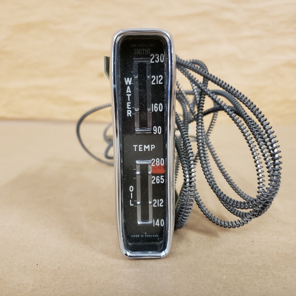 Volvo P1800 P1800S Original Water and Oil Temperature Gauge Smiths