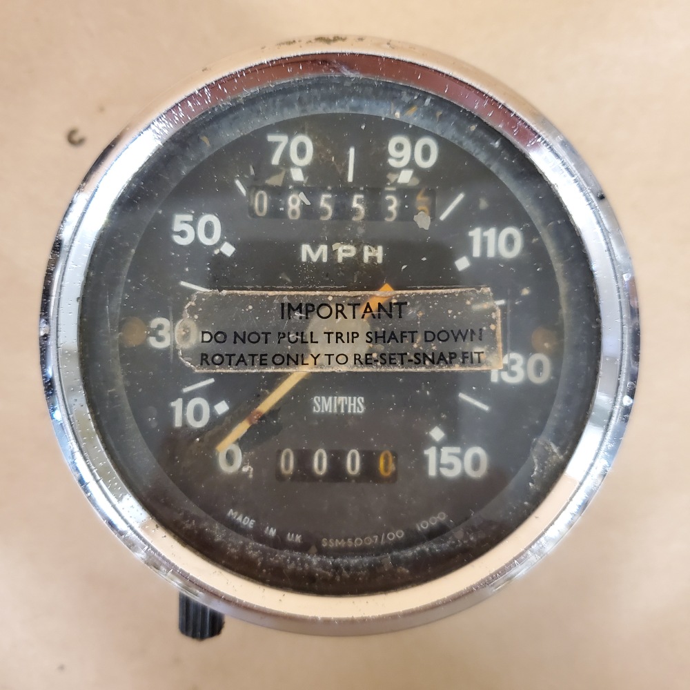 OEM Triumph BSA Smiths Speedometer 150 MPH Gauge SSM 5007/00 1000