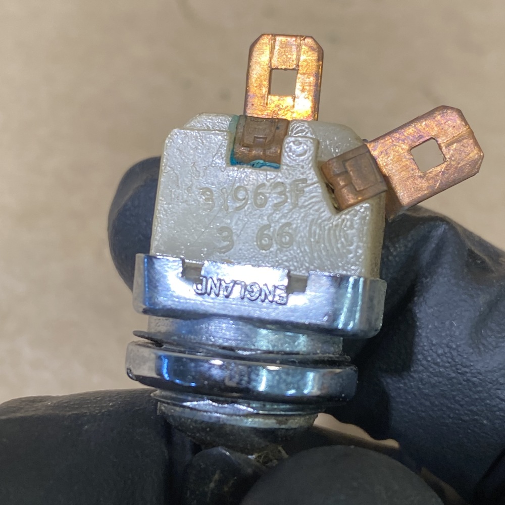 Original Jaguar XKE E-Type S1 Lucas Toggle Switch 31963F Dtd 3 66 OEM ...