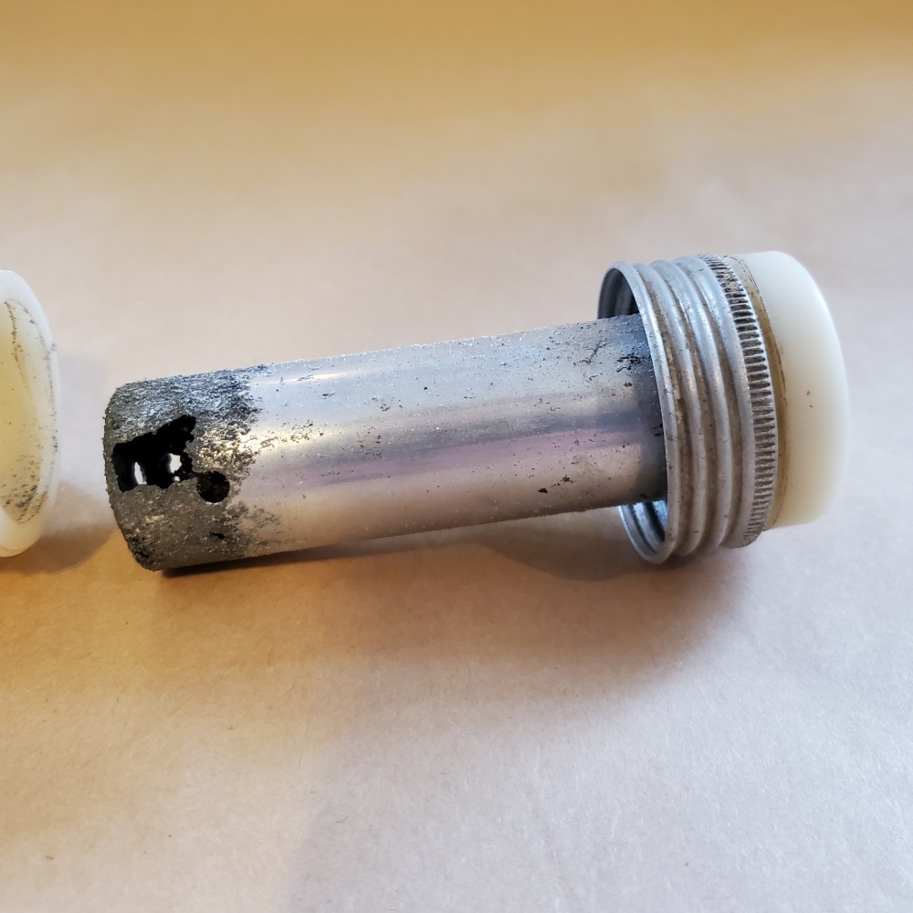 Original Jaguar EType XKE SOVY Brake Fluid Reservoir Bottle and Cap