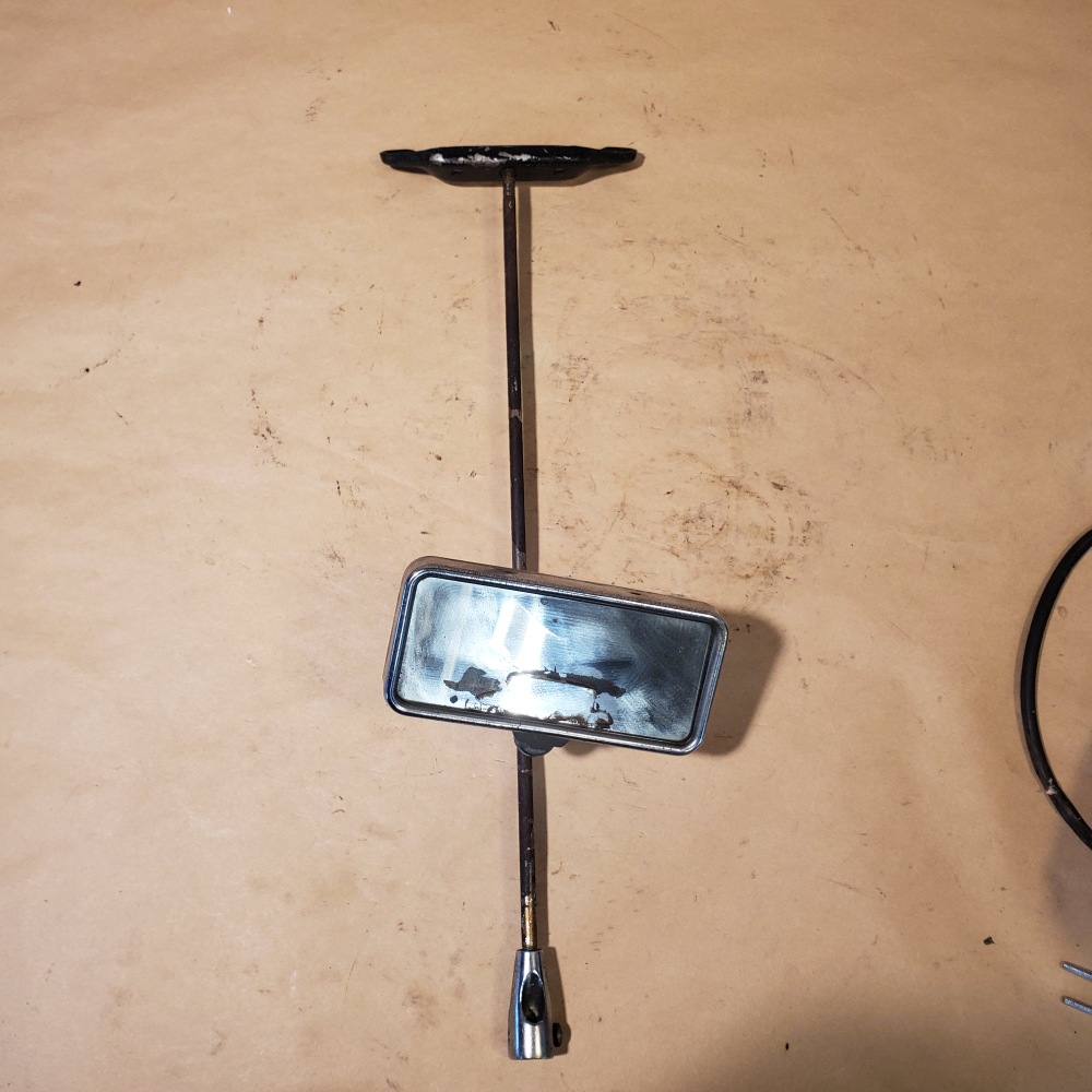 Jaguar XKE EType Series 1 Roadster Wingard Rear View Mirror Windshield