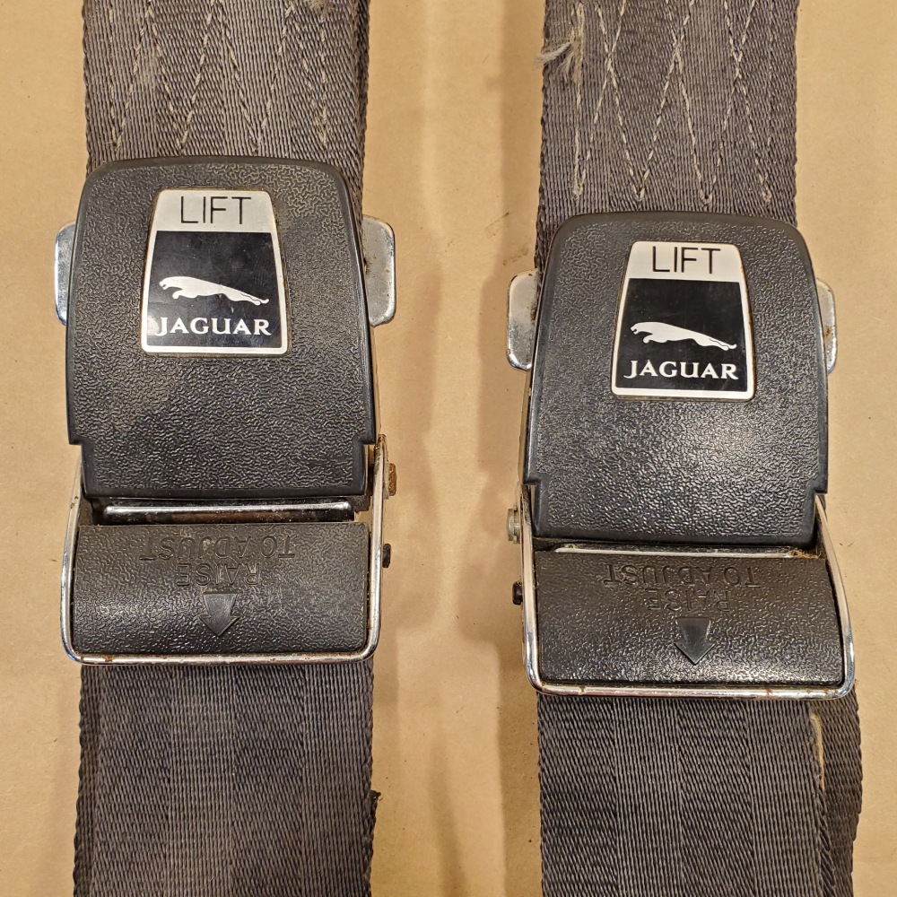 Original Jaguar XKE EType Kangol Model KL1 Seat Belt Lap Belt LH RH