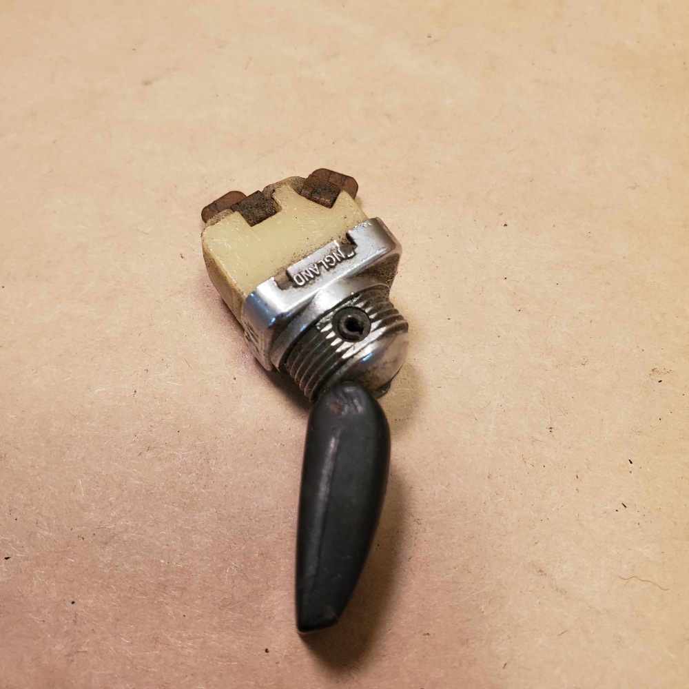 Original Jaguar XKE E-Type Washer Fluid Switch, Toggle OEM 31963F Date ...