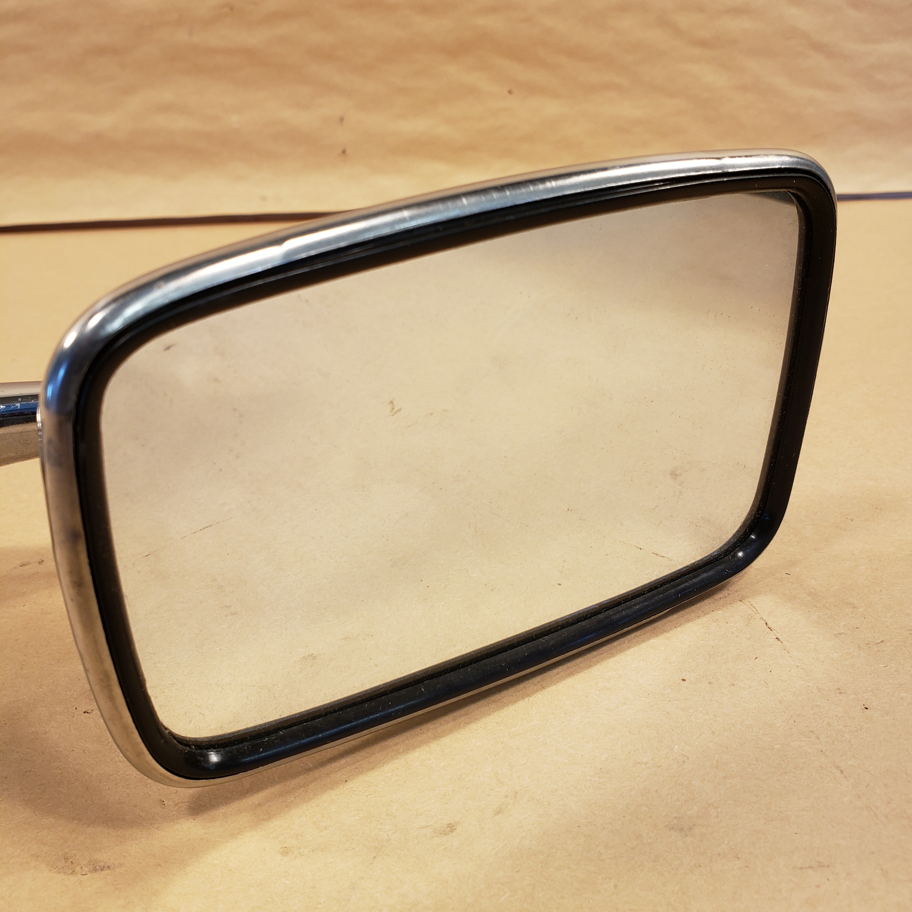 Genuine NOS Jaguar XJ6 Series 2 Tex Chrome RH Right Side Door Mirror