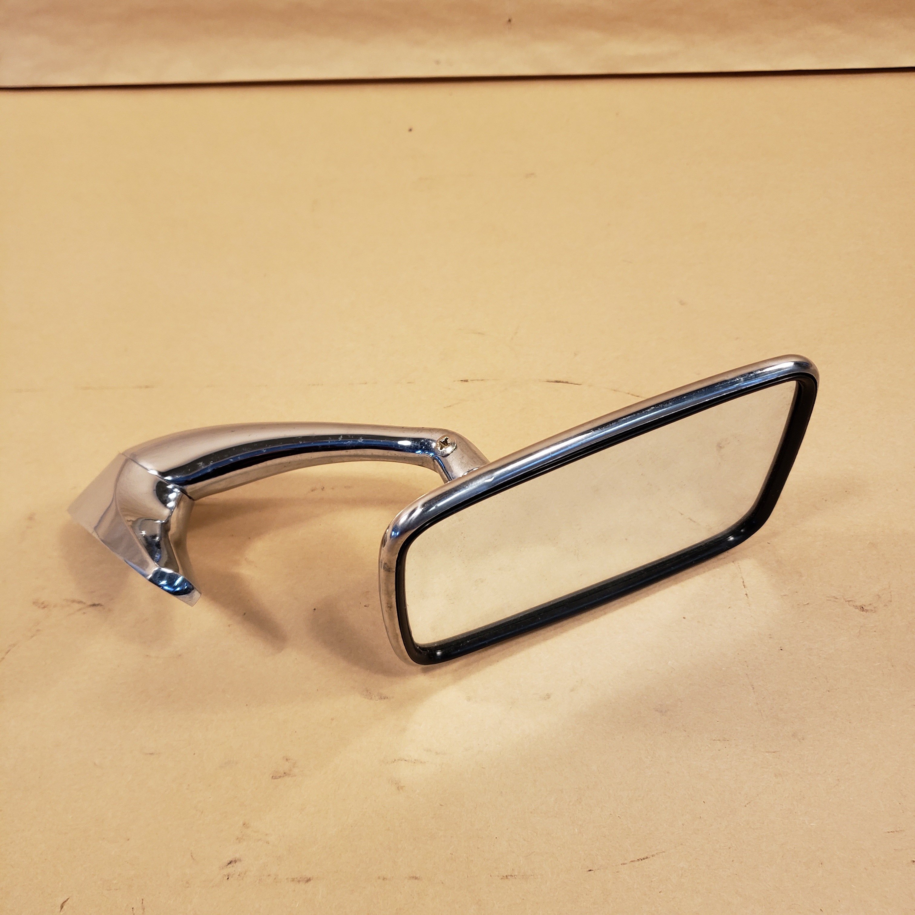 Genuine NOS Jaguar XJ6 Series 2 Tex Chrome RH Right Side Door Mirror
