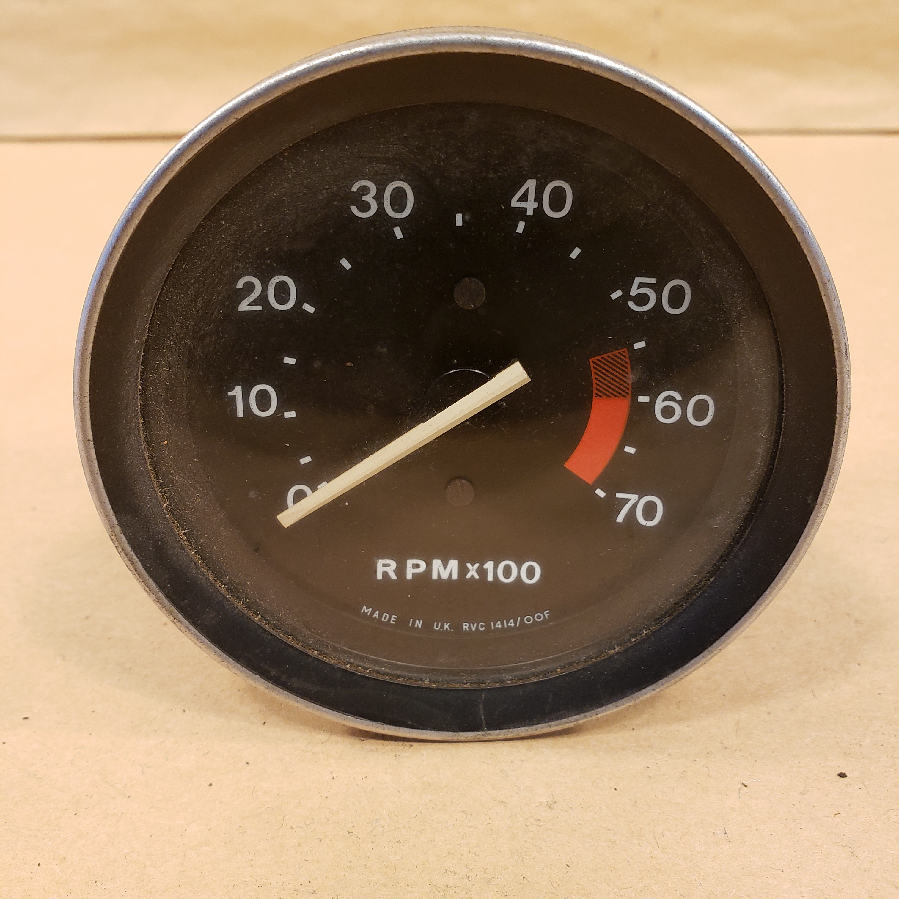 OEM MG Midget 1500 Tachometer RPM x100 Gauge Smiths RVC1414/00F Original Part For Sale, Seattle WA