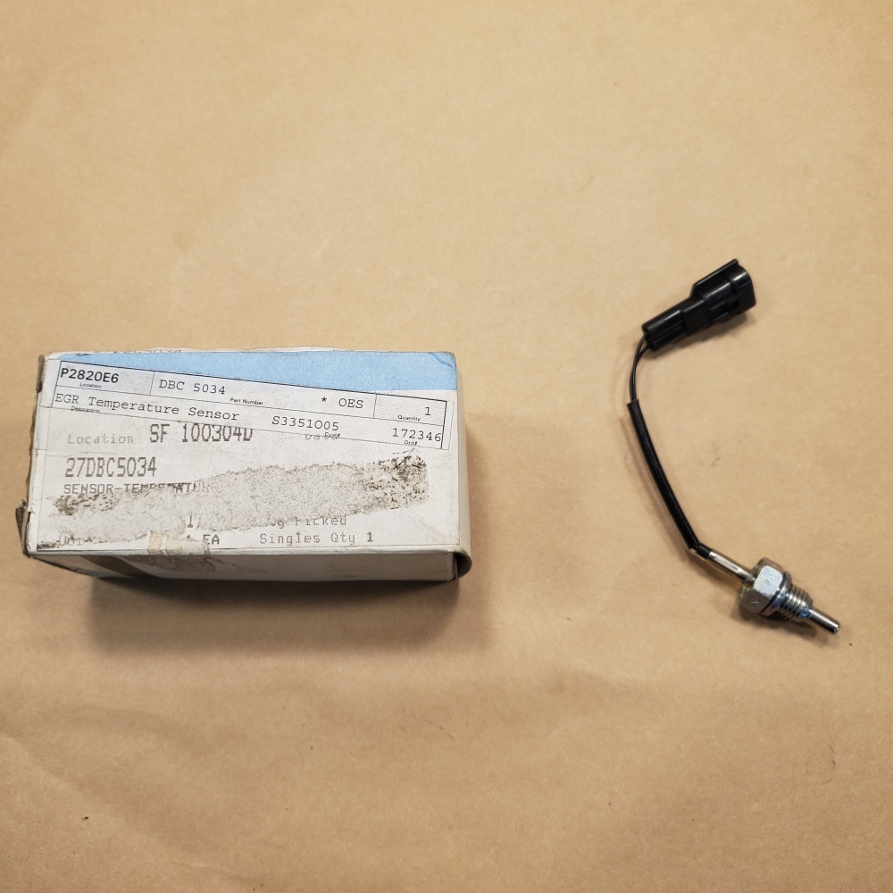 NOS Genuine Jaguar XJ6 XJ12 EGR Gas Temperature Sensor Two Wire DBC5034