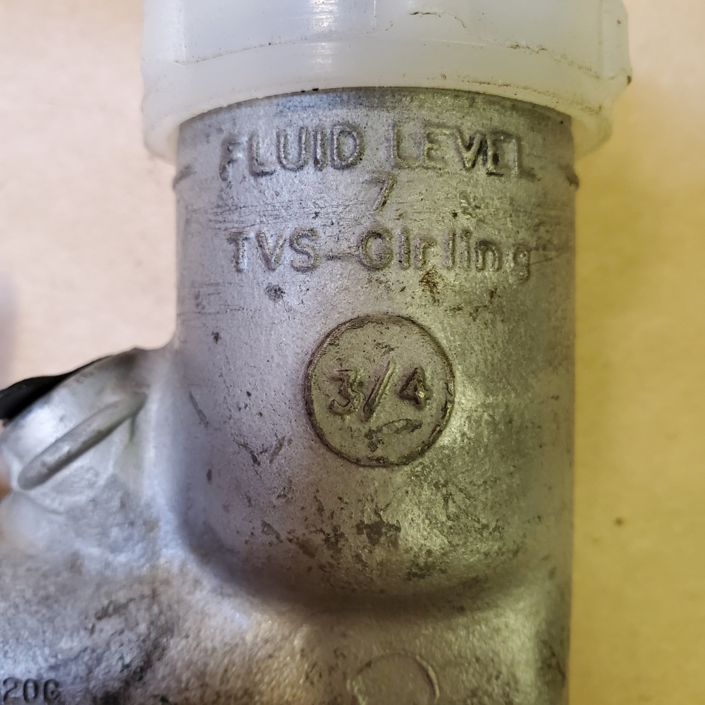 OEM Original TVSGirling Master Cylinder 3/4 With Reservoir and Clutch