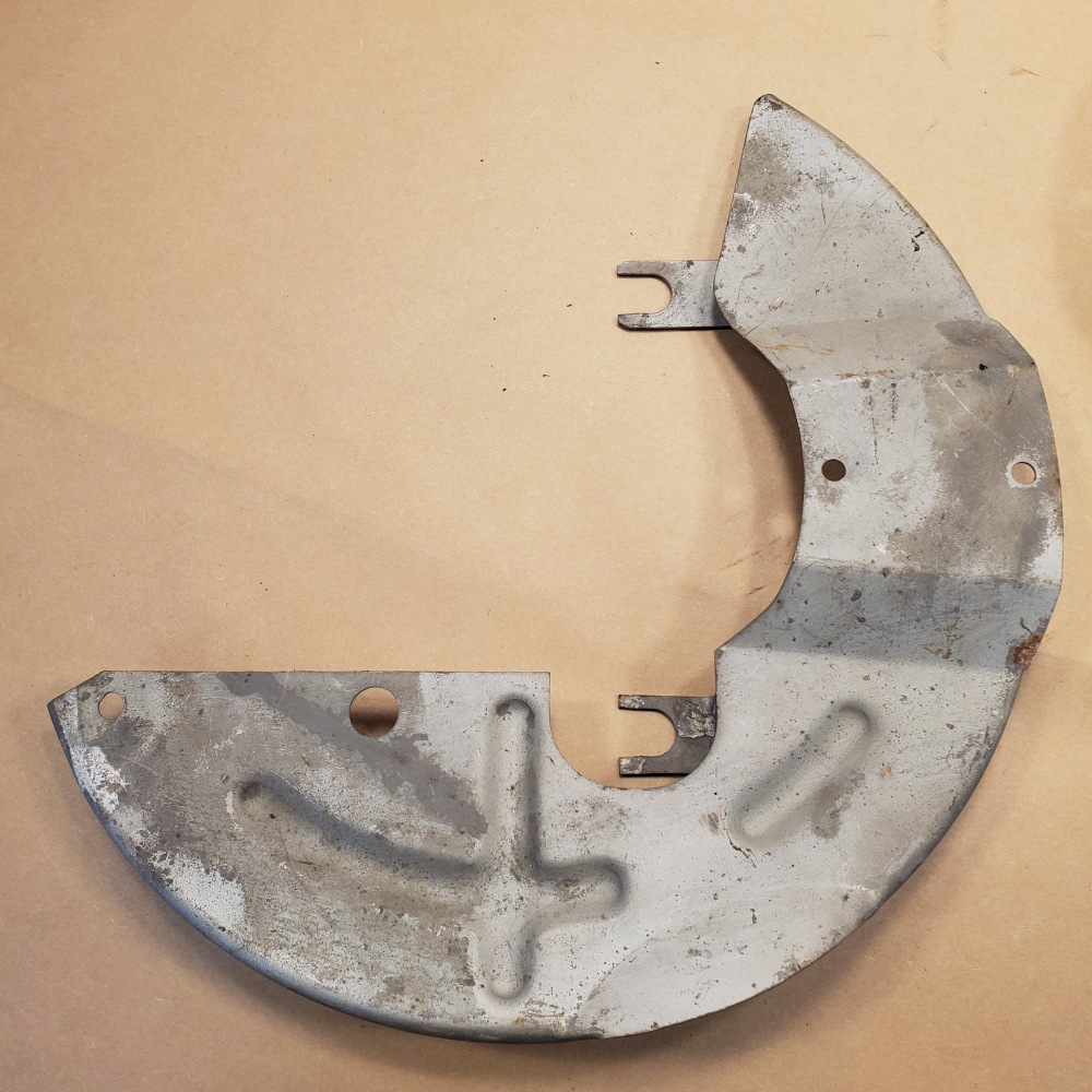 Jaguar XKE EType Series 2 Lower Brake Dust Shield Pair LH and RH Sides