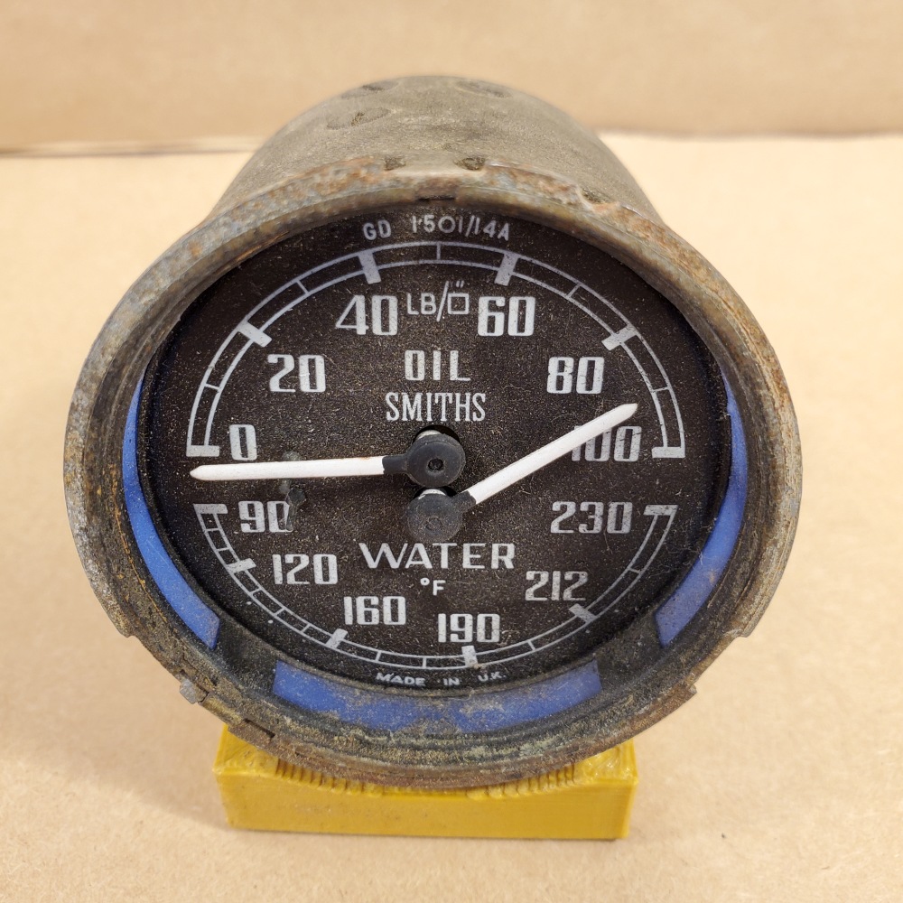 Smiths Oil Water Gauge GD1501/14A Max Temp 230 deg F Max Pressure 100