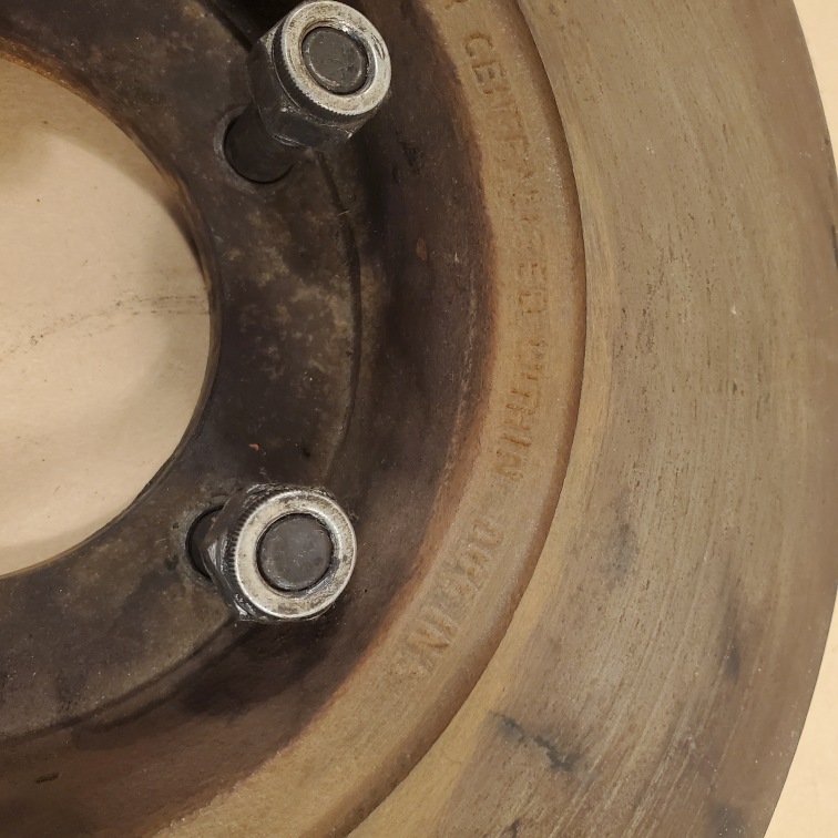 Jaguar XKE EType Front Brake Rotor Used 1/2 Inch Width For Sale