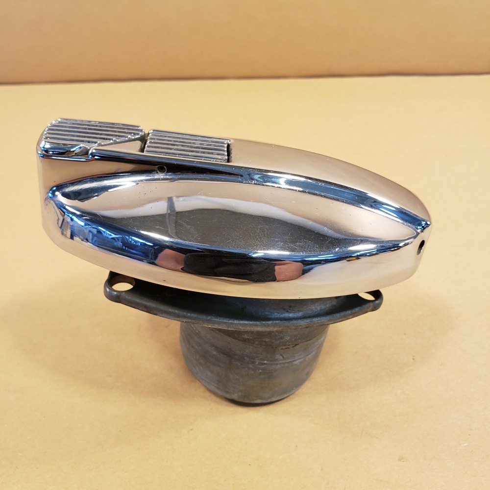 Original Jaguar XJ6 Series 3 Chrome Thick Fuel Filler Cap NO KEY OEM
