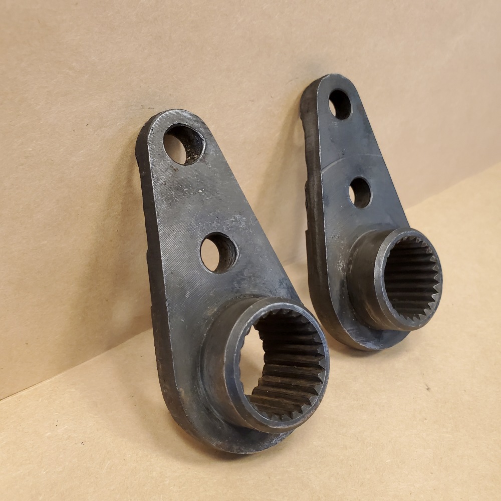 Jaguar XKE EType Series 1 2 Torsion Bar Mounting Bracket Pair C19379