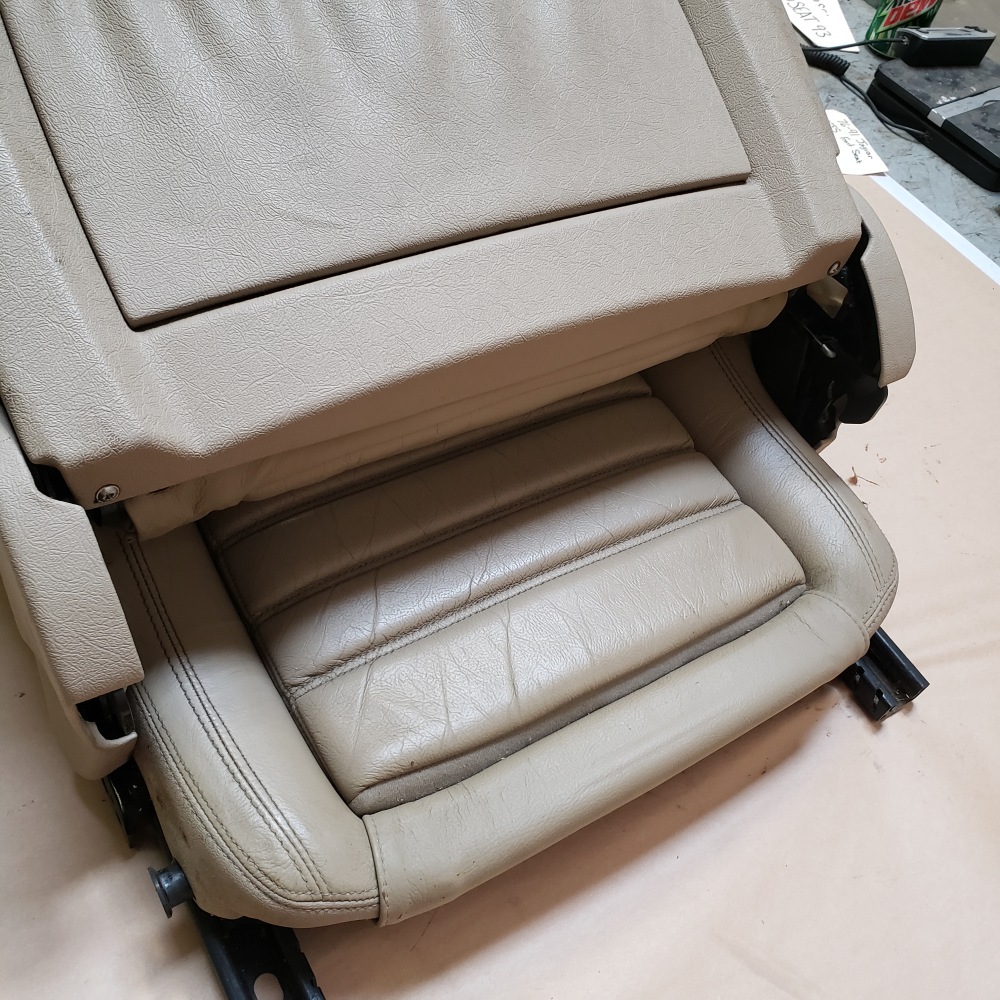 84-91 Jaguar XJS HE Series 2 Left Driver Side Seat Top Upper Cushion Beige OEM