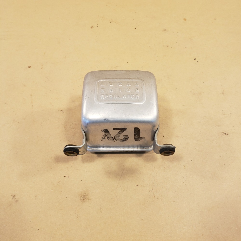 Lucas RB108 Voltage Regulator 37230K 12V Dated 73 NOS For Sale