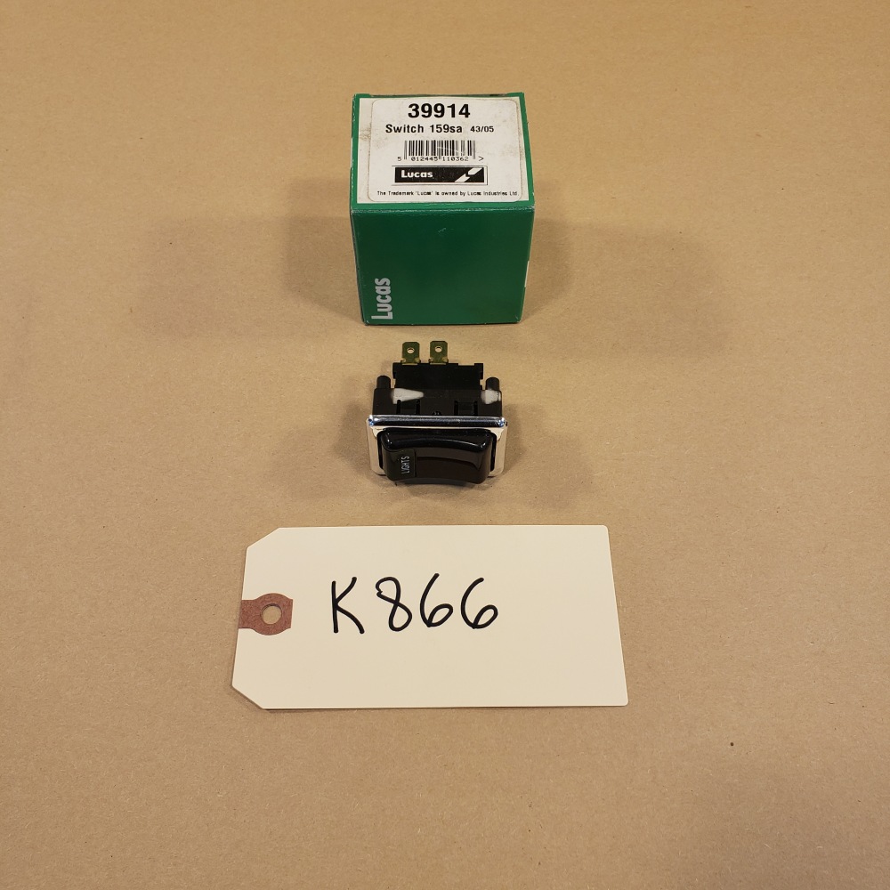 7376 MGB MG Midget 7379 3 Pos Headlight Switch Lucas 39914A NOS For