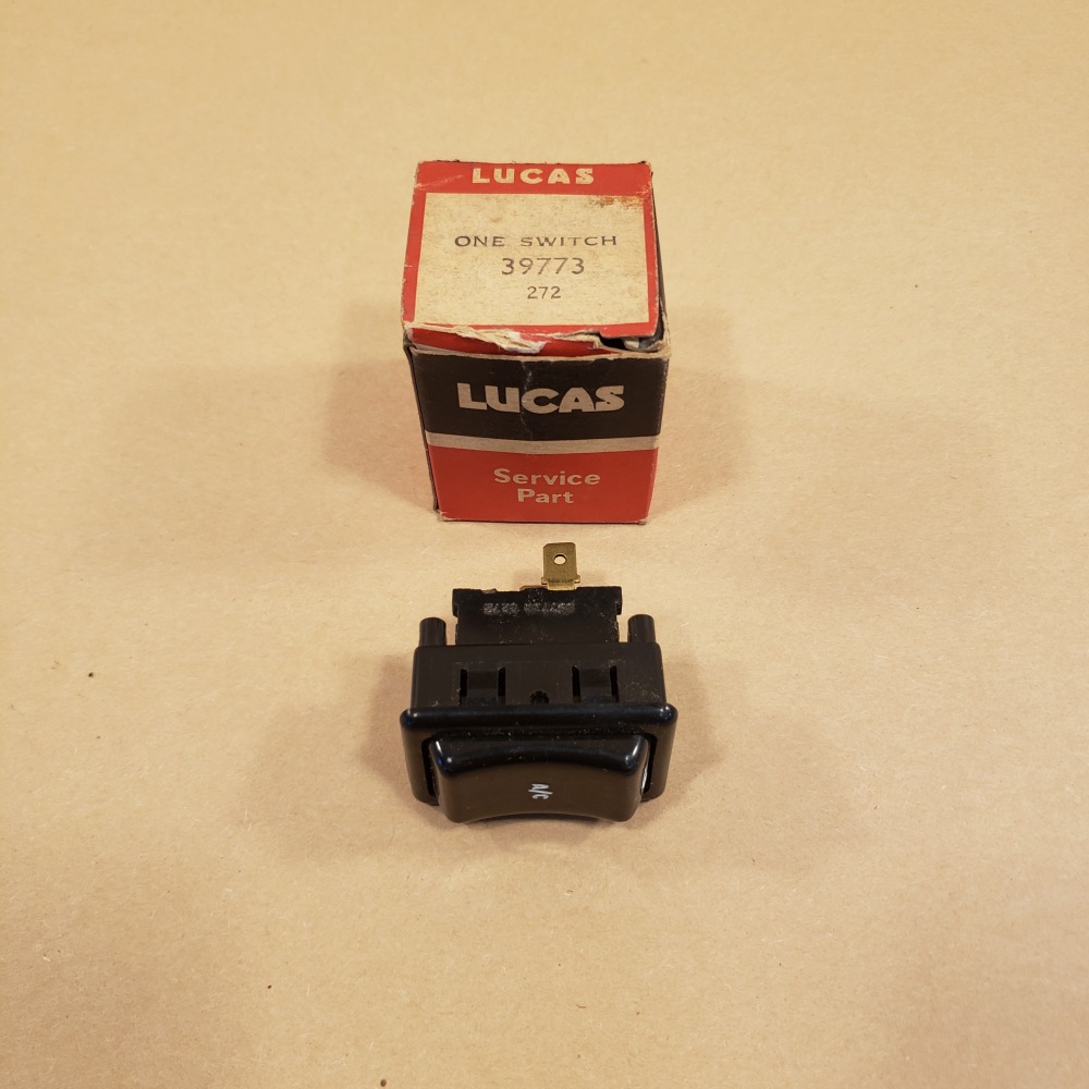 Lucas 39773A Air Conditioner Switch A/C Switch Dated 72 for MG Jensen